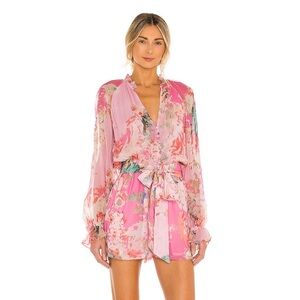 Hemant & Nandita Pink sage Romper XS from Revolve EUC